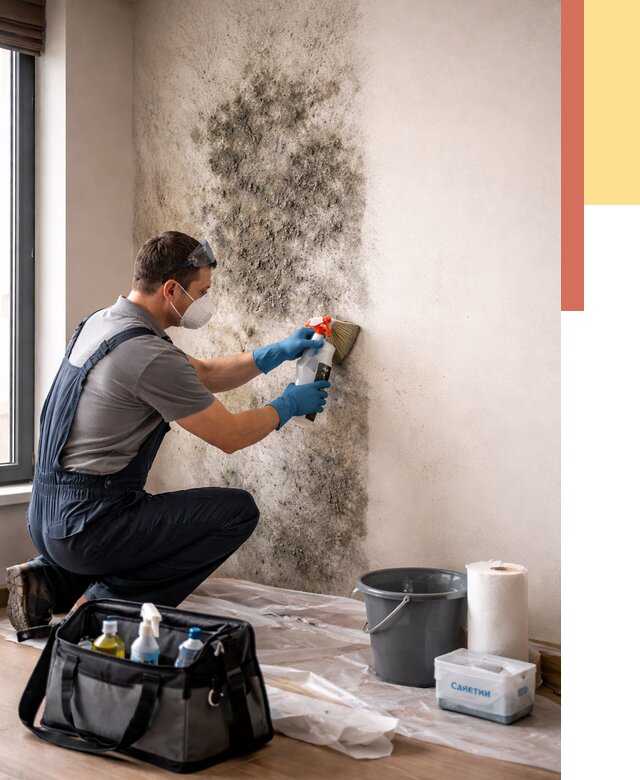 Удаление плесени со стен в Комсомольске-на-Амуре от 2194 руб. — быстро и недорого | ОТДЕЛОЧНИК-Кмс