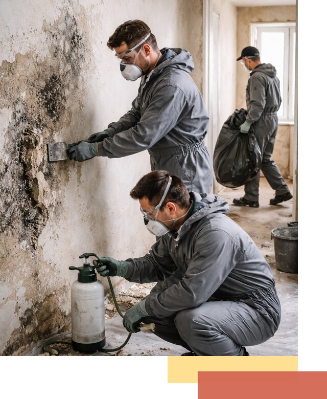 Удаление плесени со стен профессионально в Комсомольске-на-Амуре