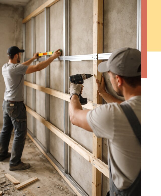 Устройство обрешетки под панели в Комсомольске-на-Амуре от 2143 руб. — монтаж под ключ | ОТДЕЛОЧНИК-Кмс