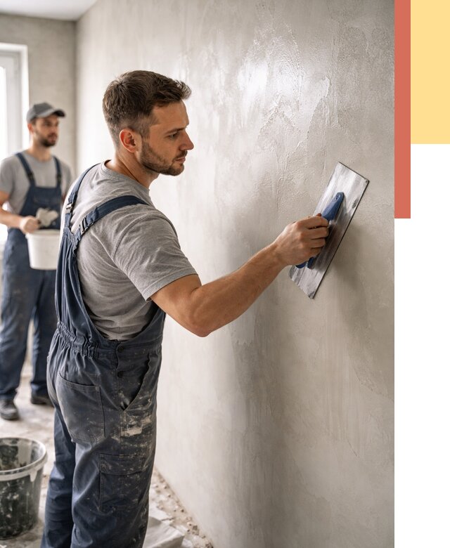 Глянцевание штукатурки стен в Комсомольске-на-Амуре от 7653 руб. — услуги и затирка | ОТДЕЛОЧНИК-Кмс