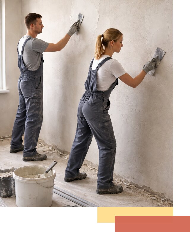 Штукатурка стен под обои в Комсомольске-на-Амуре профессионально и быстро