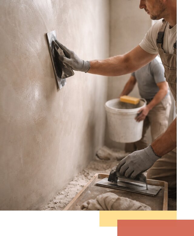 Нанесение марокканской штукатурки таделакт в Комсомольске-на-Амуре