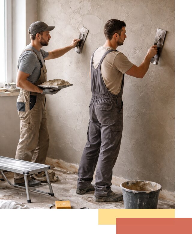 Ремонт декоративной штукатурки и восстановление фактуры в Комсомольске-на-Амуре