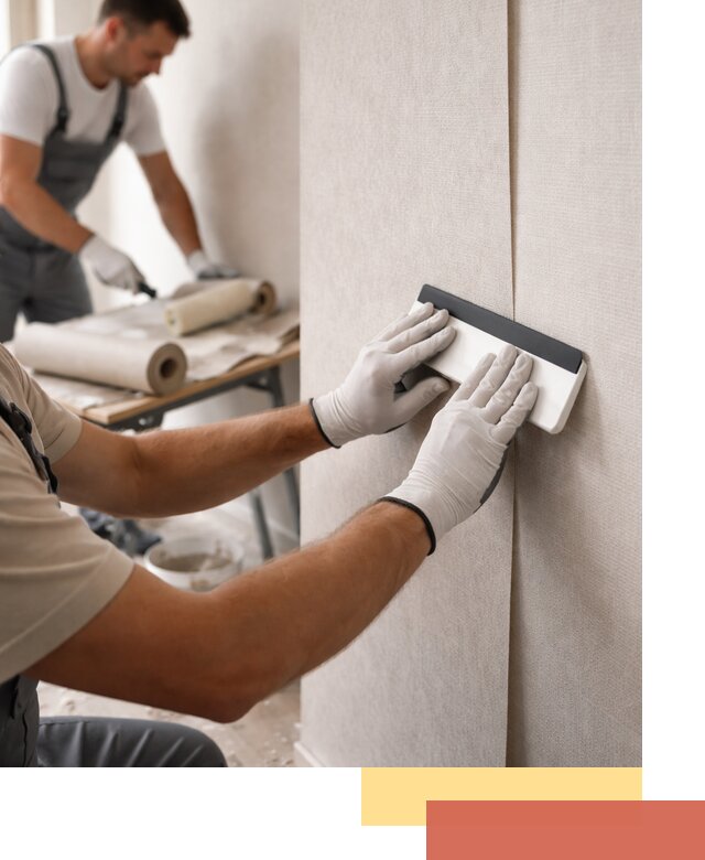 Поклейка обоев под покраску в Комсомольске-на-Амуре профессионально и быстро