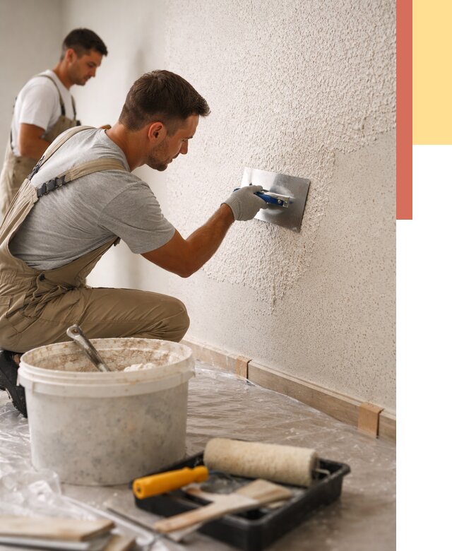 Нанесение жидких обоев в Комсомольске-на-Амуре от 7653 руб./м2 — быстро и недорого | ОТДЕЛОЧНИК-Кмс