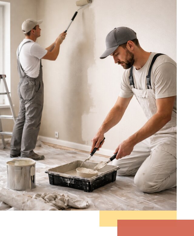 Покраска стен в квартире в Комсомольске-на-Амуре — профессионально и аккуратно