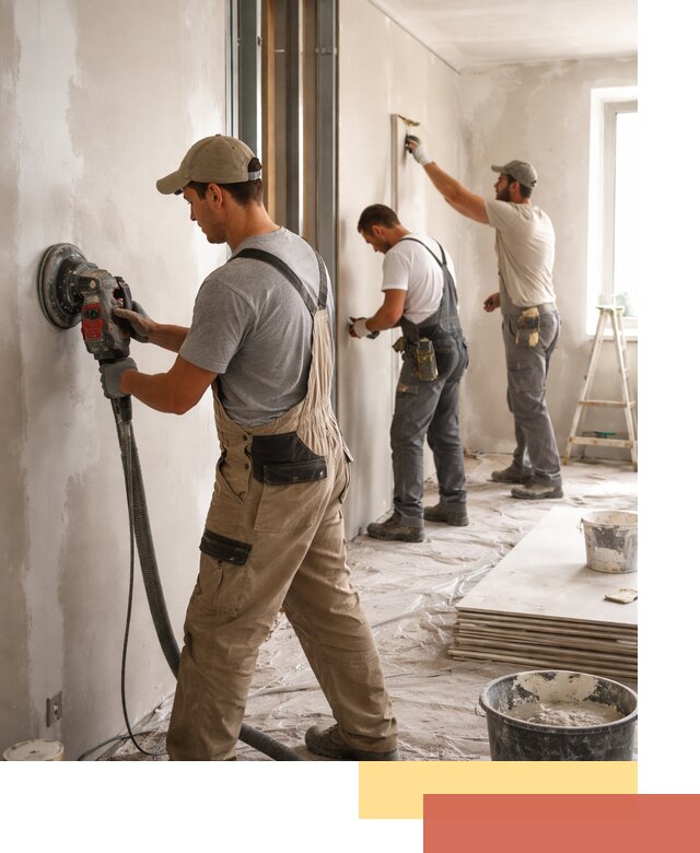 Профессиональная отделка стен в Комсомольске-на-Амуре качественно и в срок