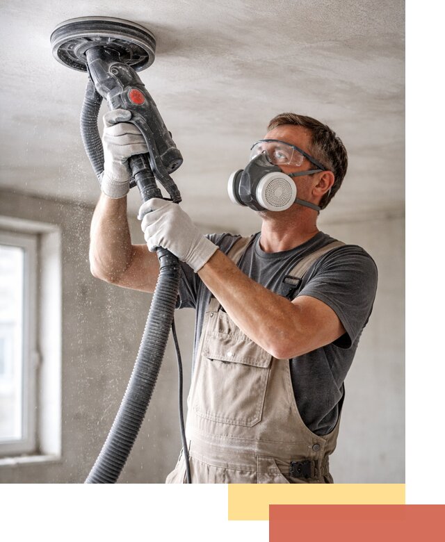 Шлифовка потолка в Комсомольске-на-Амуре — качественная подготовка под отделку