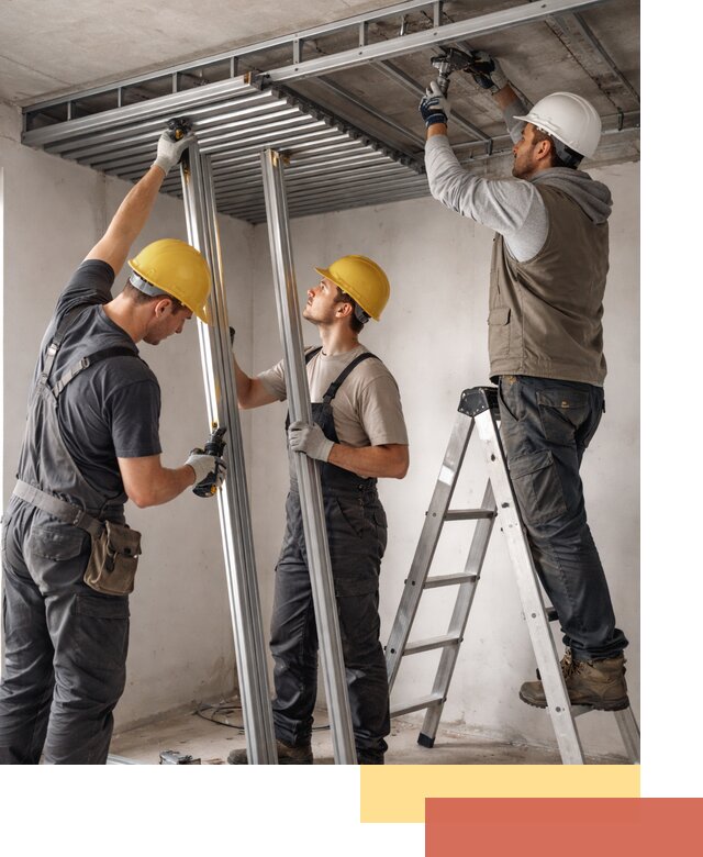 Монтаж реечного потолка под ключ в Комсомольске-на-Амуре