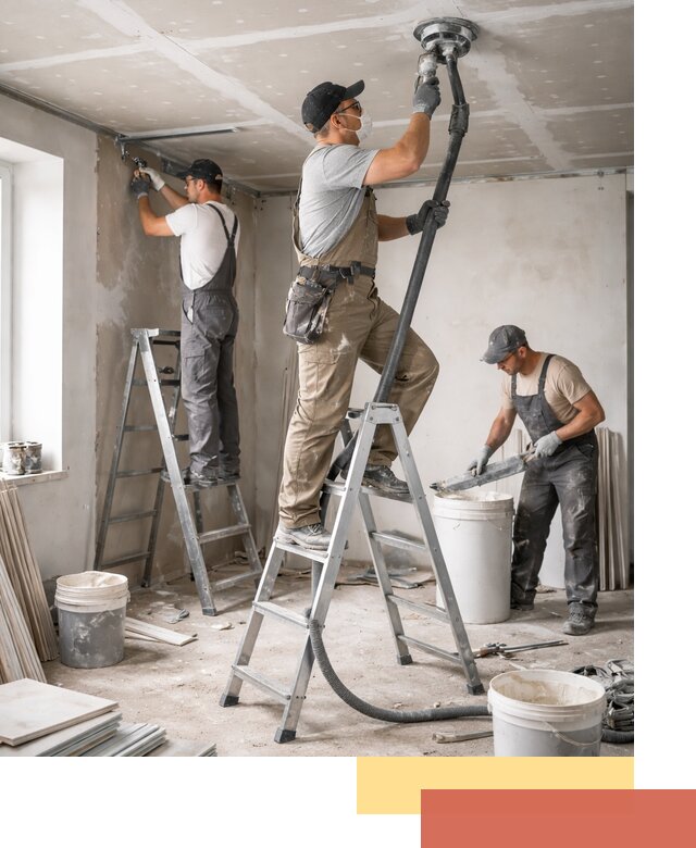 Ремонт потолка из гипсокартона в Комсомольске-на-Амуре: быстрый и качественный монтаж