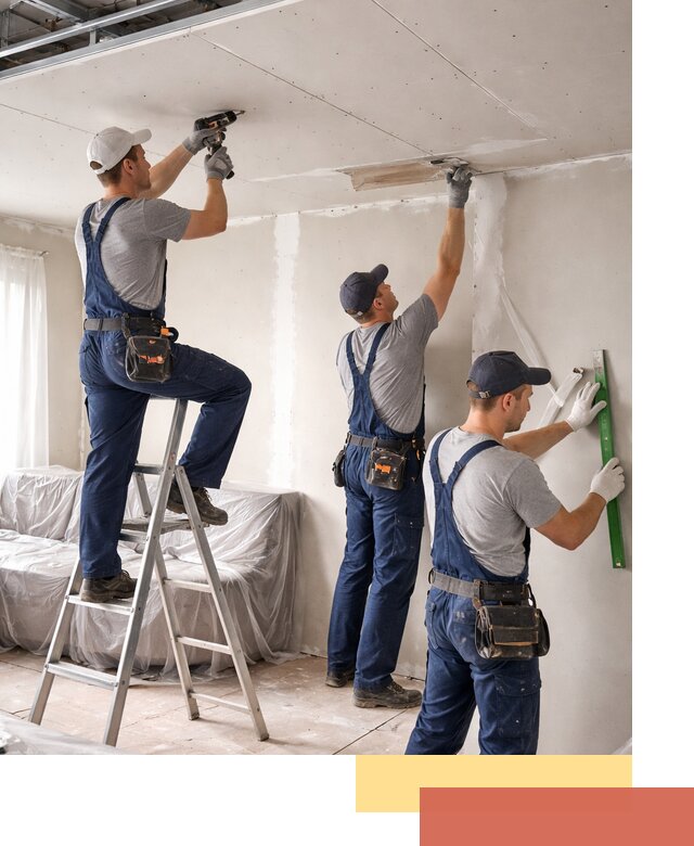 Профессиональная отделка потолка в Комсомольске-на-Амуре быстро и качественно