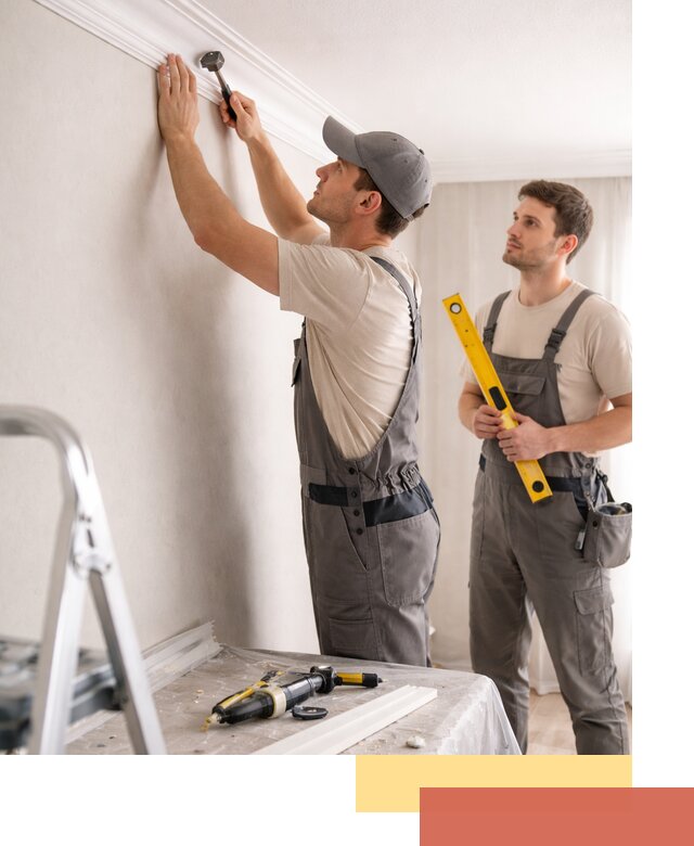 Монтаж потолочного плинтуса в Комсомольске-на-Амуре качественно и быстро