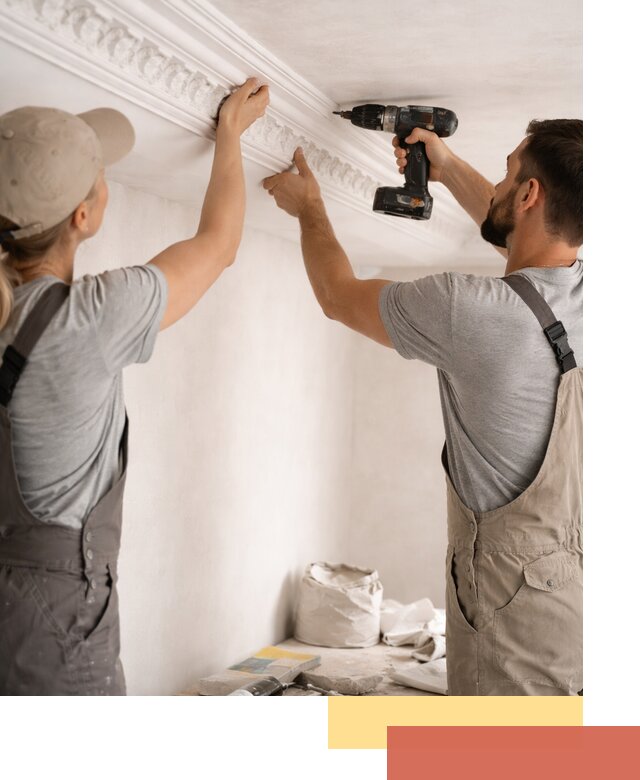 Профессиональный монтаж лепнины на потолок в Комсомольске-на-Амуре