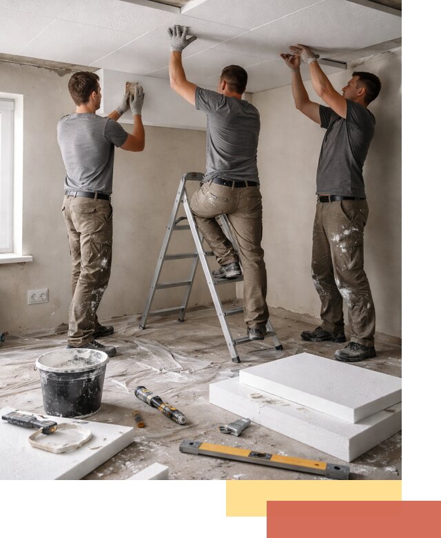 Утепление потолка пенопластом в Комсомольске-на-Амуре быстро и качественно